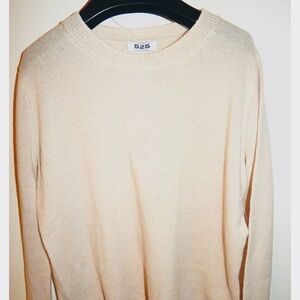 525 America Women's Cream Crew Neck Sweater